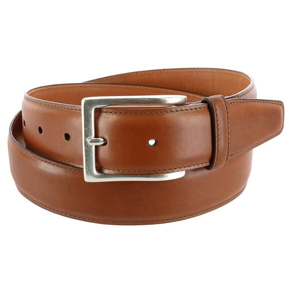 CrookhornDavis Men's Somerset Smooth Calfskin Dress Belt - Picture 1 of 5